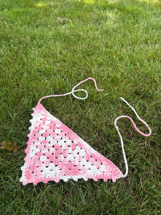 Bandana strawberry cream