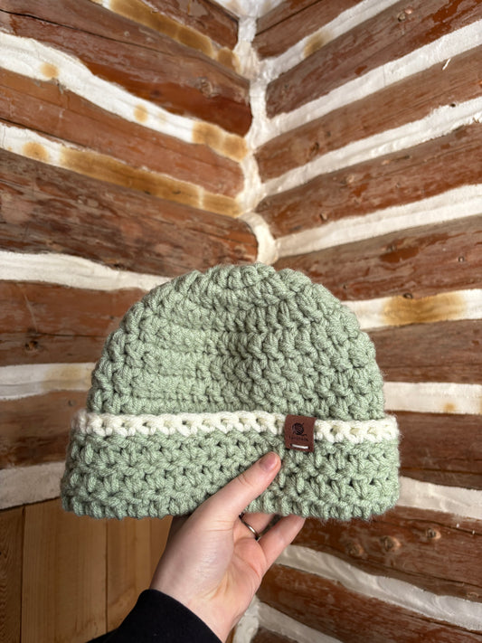 Bonnet vert sauge
