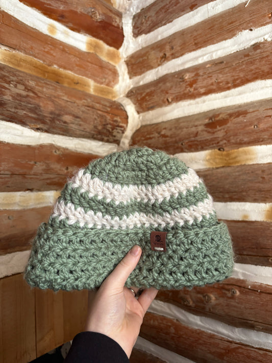 Bonnet vert sauge