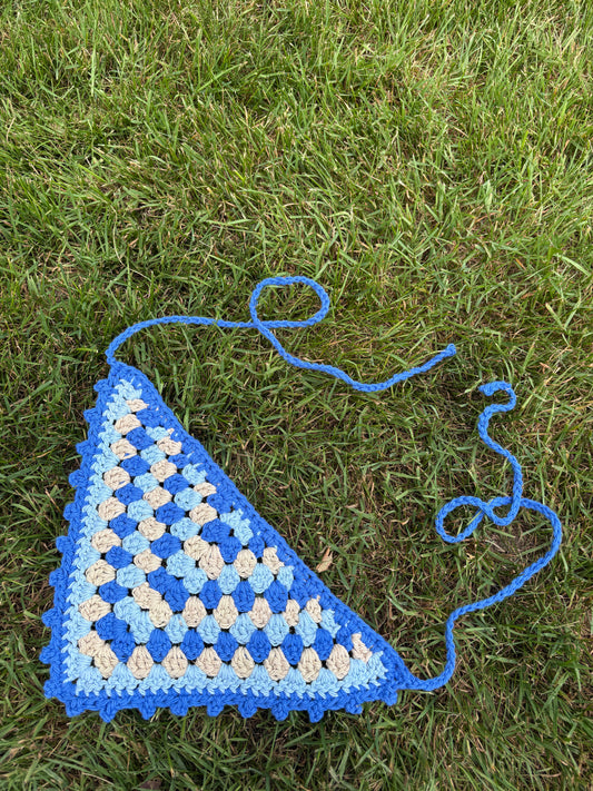 Bandana dégradé bleu